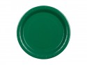 Assiettes en papier, vert foncé, 23 cm