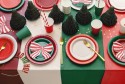 Assiettes en papier, vert foncé, 23 cm