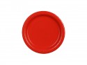 Assiettes en papier, rouge, 18 cm