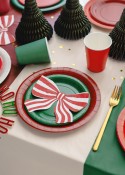 Assiettes en papier, vert foncé, 18 cm