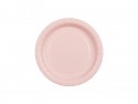 Assiettes en papier, rose clair, 18 cm