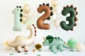 Ballon en aluminium Chiffre ''3'' Dinosaure, 92 cm, assorti
