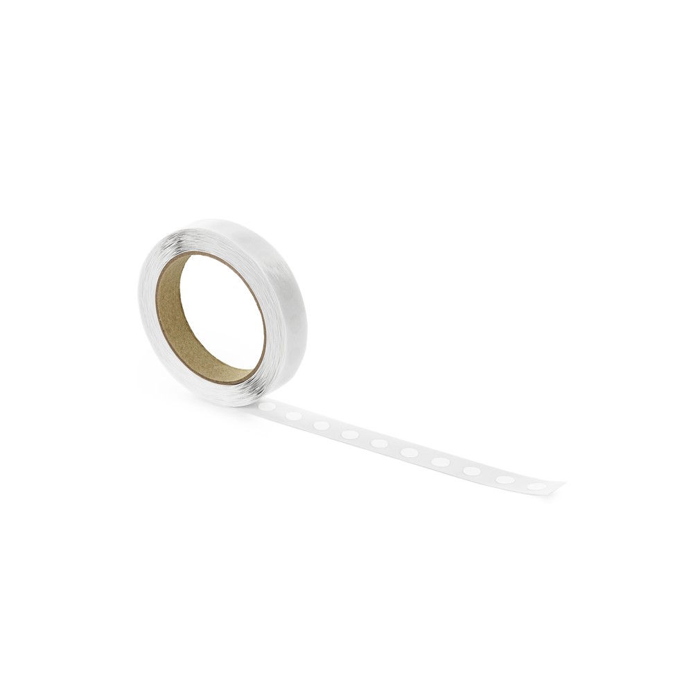 Points de colle double face, 12mm, transparent