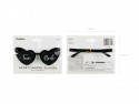 Lunettes en forme de cœur avec inscription ''Team Bride'', noir