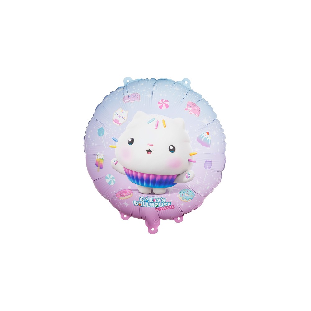 Ballon en aluminium pastille P'tichou, 35cm, assorti