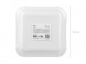 Assiettes en papier BBQ, assorties, 26 x 26 cm