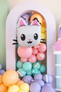 Ballon en aluminium Pandy Pattes, 65x57 cm, assorti