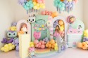 Ballon en aluminium Pandy Pattes, 65x57 cm, assorti