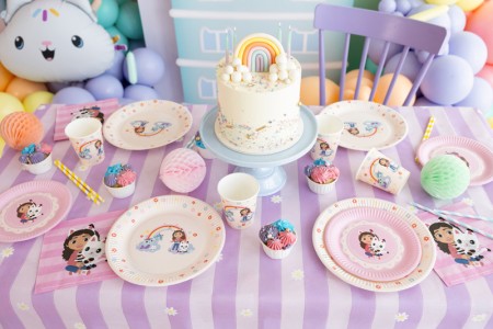 Assiettes en papier Gabby...