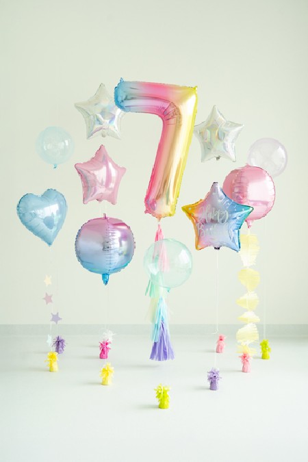Ballon aluminium chiffre...