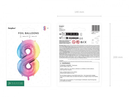 Ballon aluminium chiffre...
