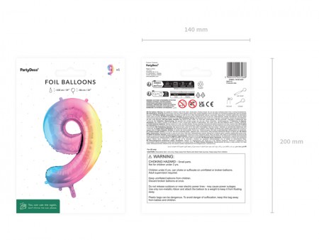 Ballon aluminium chiffre...