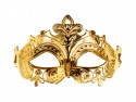 Masque de carnaval, 17x9 cm, or foncé