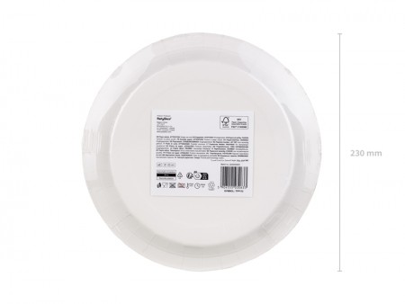 Assiettes en papier avec...