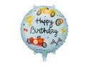 Ballon aluminium pastille ''Happy Birthday'', 35x35 cm, assorti