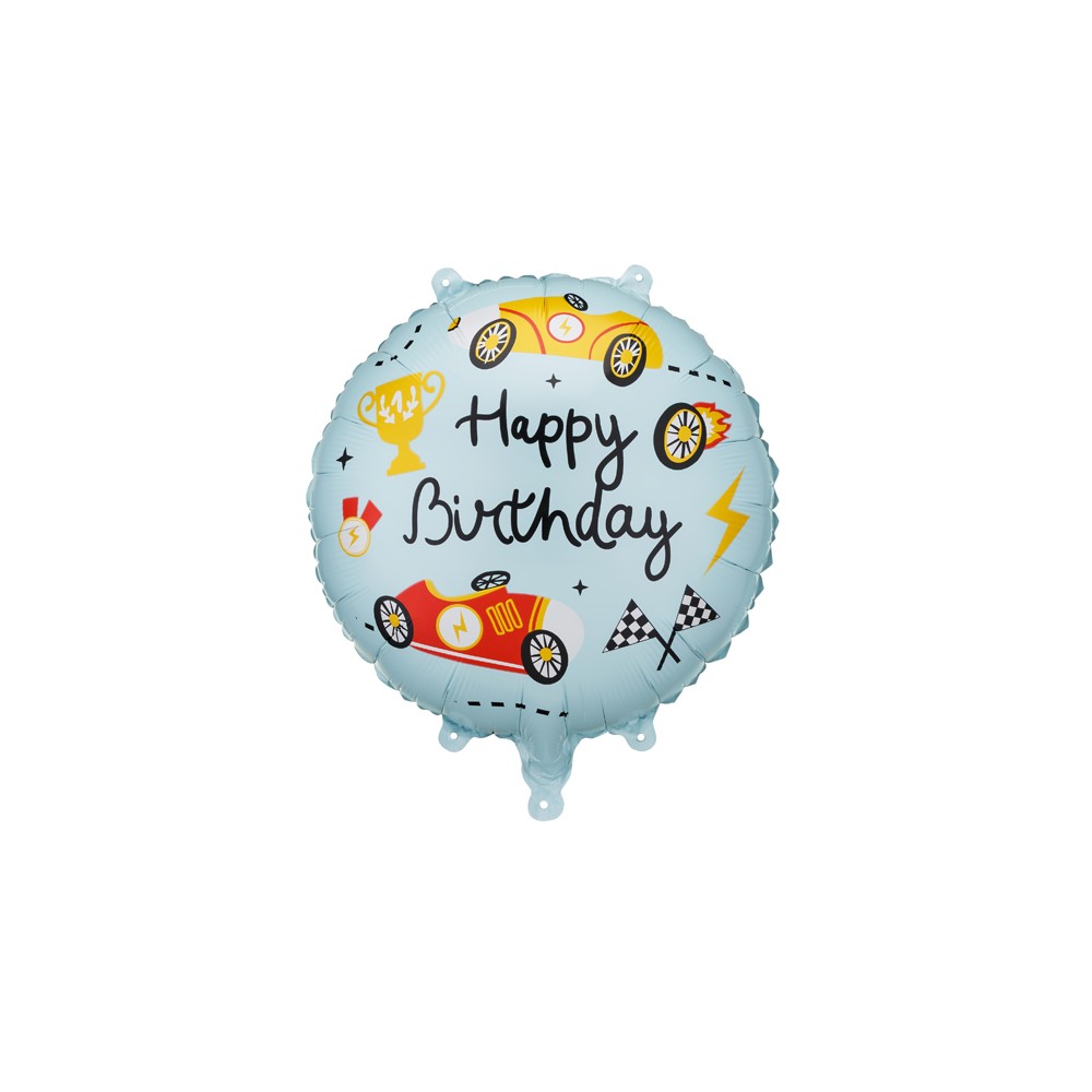 Ballon aluminium pastille ''Happy Birthday'', 35x35 cm, assorti