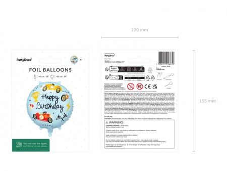 Ballon aluminium pastille...