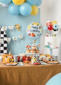 Ballon aluminium pastille ''Happy Birthday'', 35x35 cm, assorti