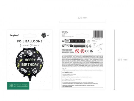 Ballon aluminium pastille...