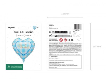 Ballon aluminium cœur...