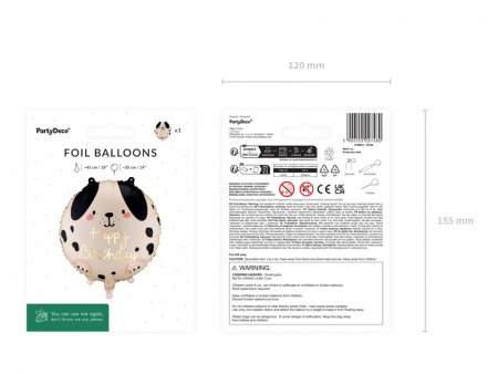 Ballon aluminium pastille...