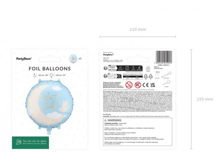 Ballon aluminium pastille...