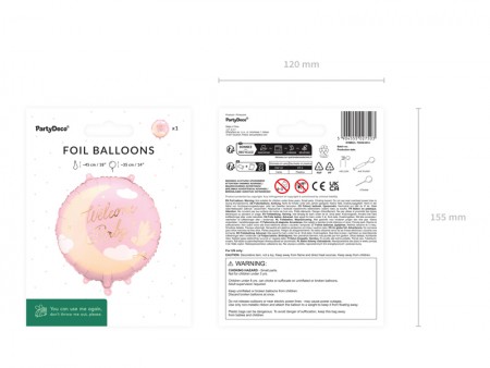 Ballon aluminium pastille...
