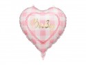 Ballon aluminium cœur ''Baby'', 35 cm, rose clair