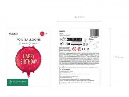 Ballon aluminium pastille...