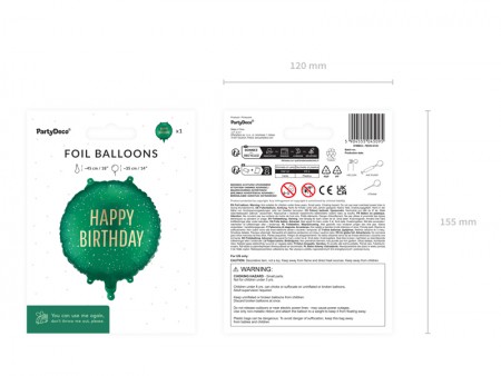 Ballon aluminium pastille...