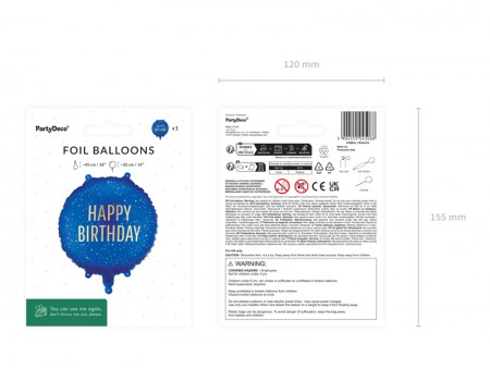 Ballon aluminium pastille...