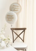 Ballon aluminium pastille ''Pierwsza komunia święta'', 35x35 cm, assorti