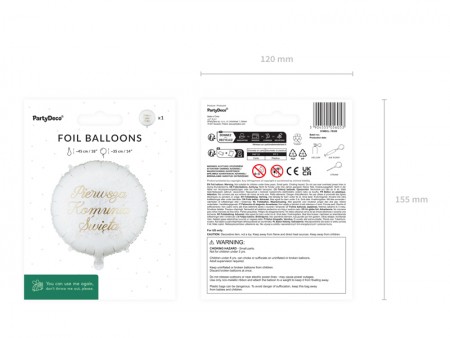 Ballon aluminium pastille...