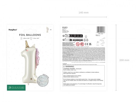 Ballon aluminium chiffre...