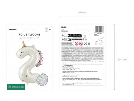 Ballon aluminium chiffre...
