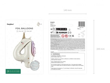 Ballon aluminium chiffre...