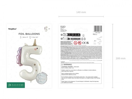 Ballon aluminium chiffre...