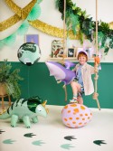 Ballon aluminium disque Brontosaure, 35x35 cm, assortiment