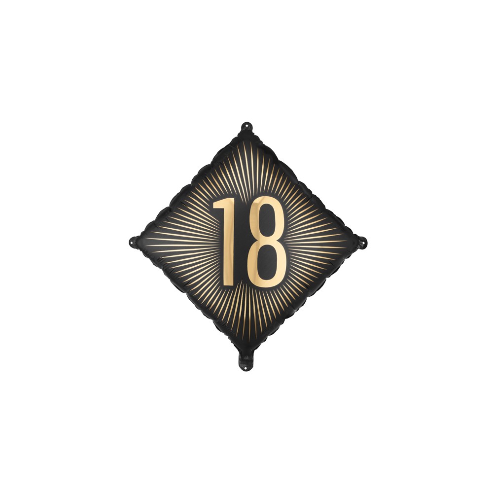 Ballon en aluminium ''18'', 46x46 cm, assortiment