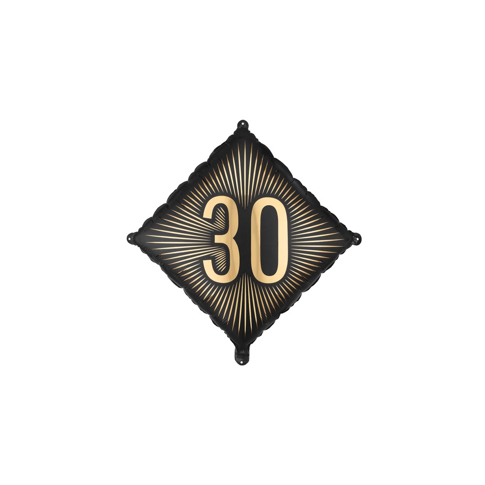Ballon en aluminium ''30'', 46x46 cm, assortiment