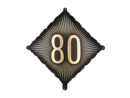 Ballon en aluminium ''80'',...