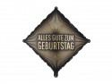 Ballon en aluminium '''Alles Gute zum Geburtstag'', 46x46 cm, assortiment