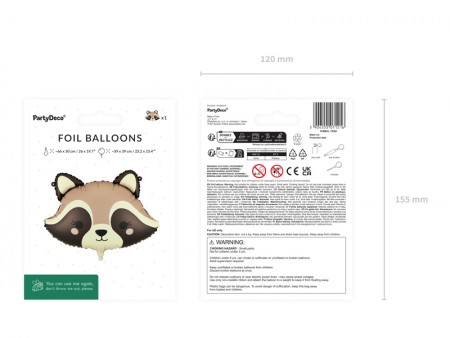 Ballon aluminium Raton...