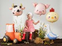 Ballon aluminium Cochon, 61x36 cm, assortiment