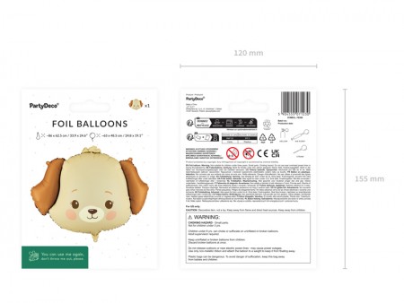 Ballon aluminium Chien,...