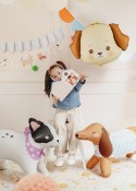 Ballon aluminium Chien, 63x48,5 cm, assortiment