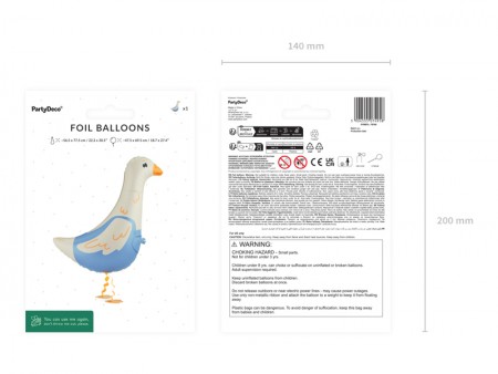 Ballon aluminium Oie,...