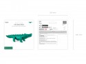 Ballon aluminium Debout Crocodile, 126x36 cm, assortiment
