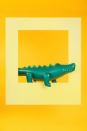 Ballon aluminium Debout Crocodile, 126x36 cm, assortiment