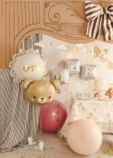 Ballon aluminium Ours, 56x40 cm, assortiment